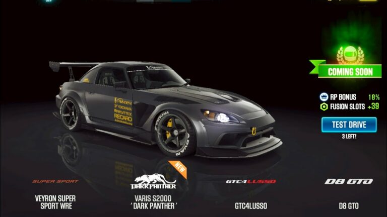 VARIS Honda S2000 Dark Panther