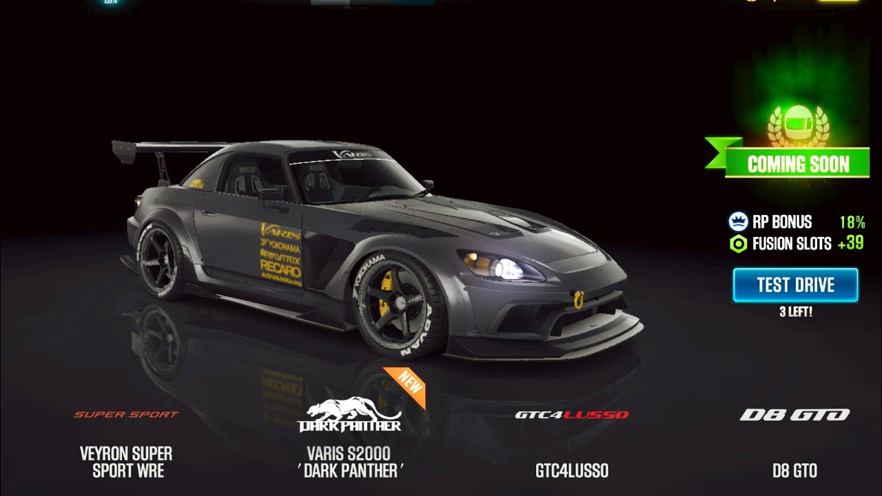 VARIS Honda S2000 Dark Panther